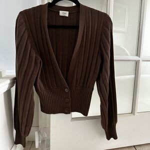 NWOT ARITZIA WILFRED plunge front cardigan